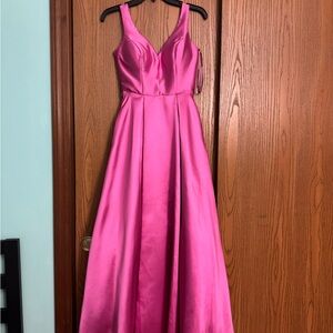 Pink prom dress